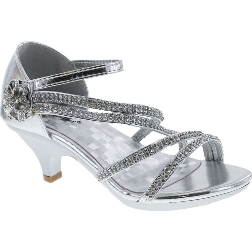 Fabulous Glamour-28K Silver/Silver ChildG sandals 1 NEW